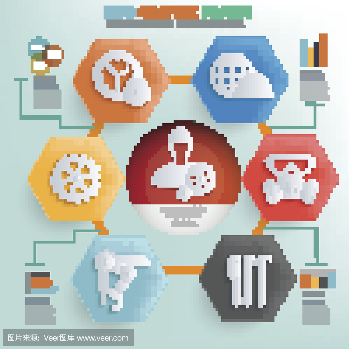 工程師和工業(yè)信息平面設計,矢量